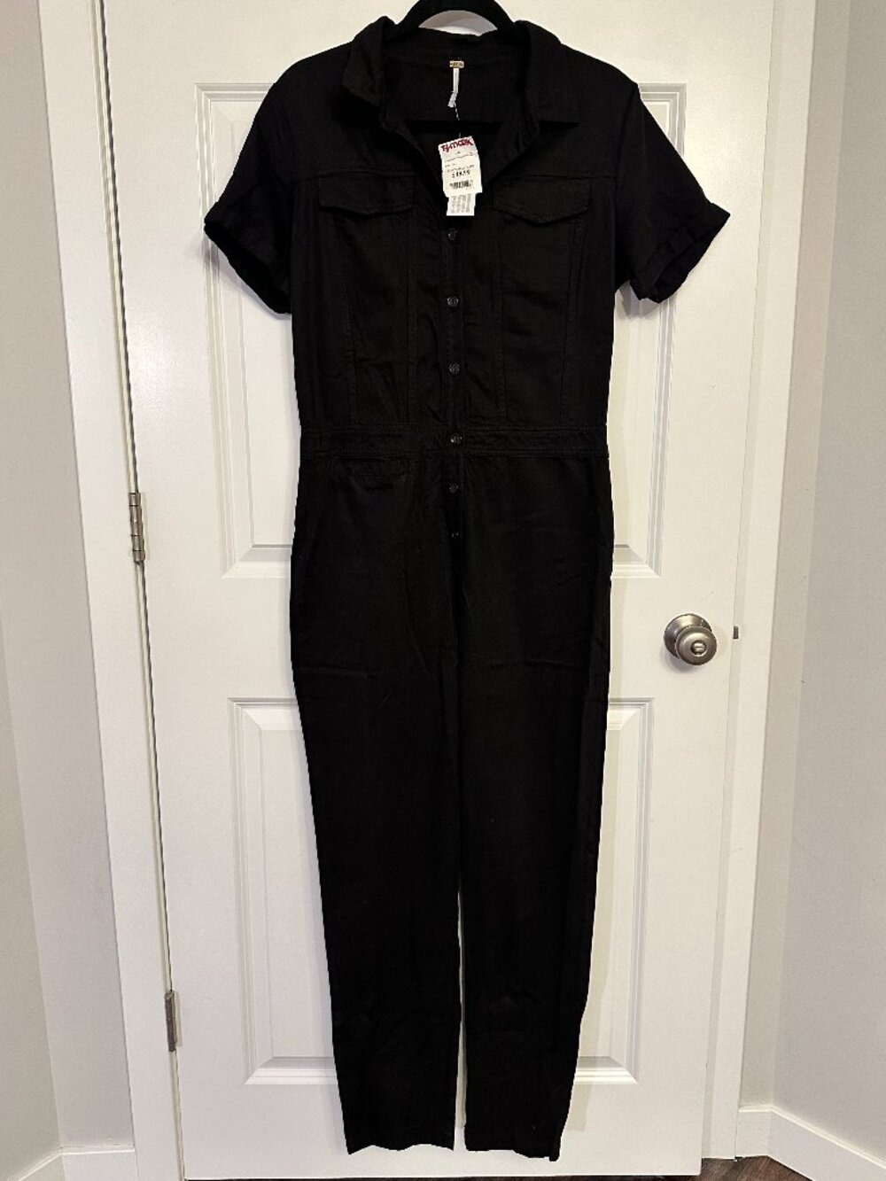 NWT Young Fabulous & Broke (YFB) Black Utility Jumpsuit - Size M